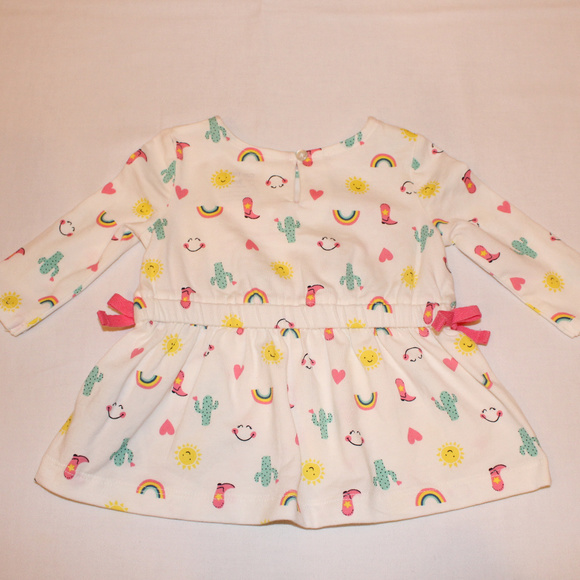 Girls white top/ size 3m by carters - Picture 2 of 5